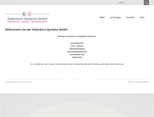 Tablet Screenshot of kallenborn.com